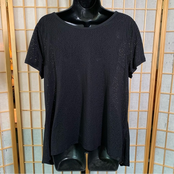 Lululemon Loop Around Short Sleeve Tee In Sheer Black - Picture 9 of 16